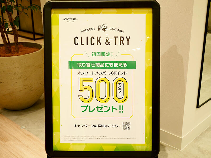 初回限定500ポイントプレゼントキャンペーン